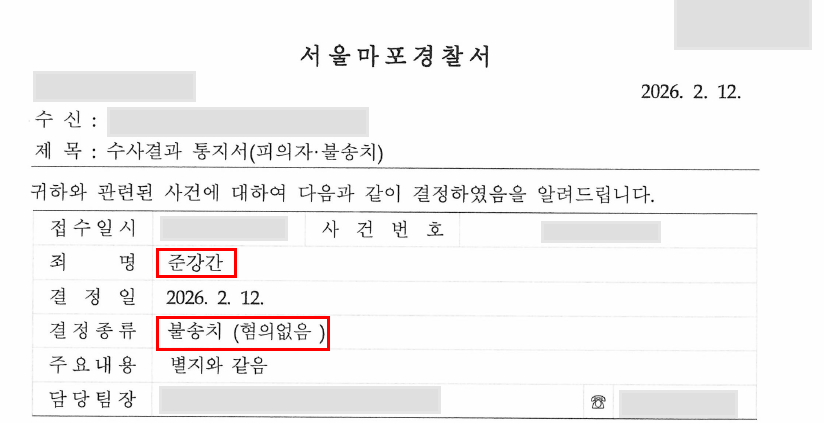 합의 성관계 이후 준강간 누명 사건, 증거 확보로 무혐의 이끌어낸 사례
